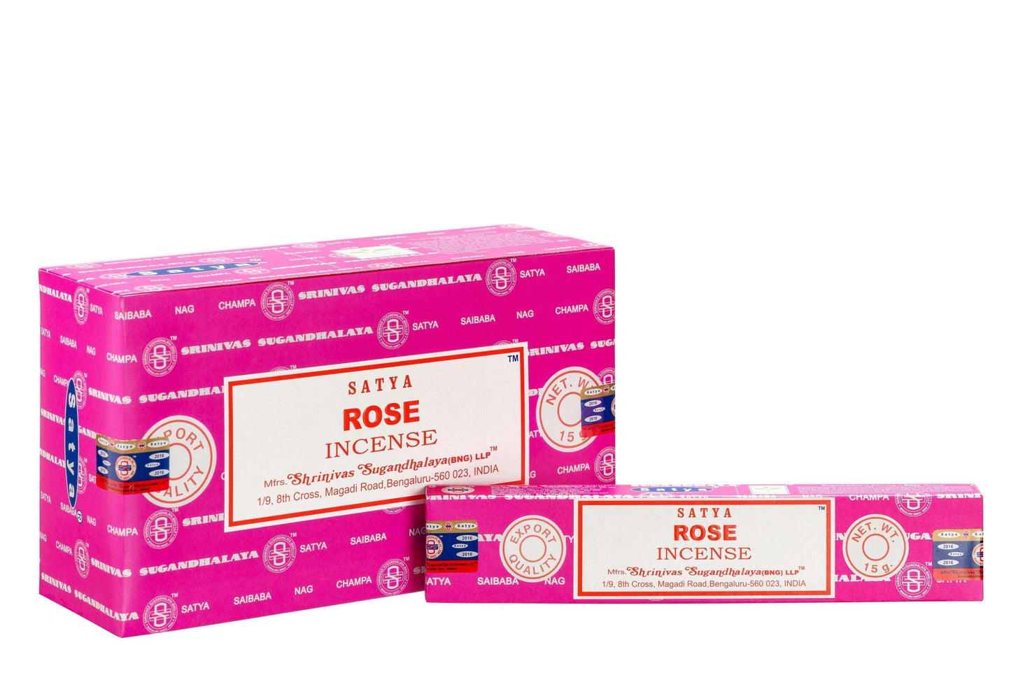 SATYA ROSE INCENSE 15 g World of Incense Australia New Age Products Incense Sticks