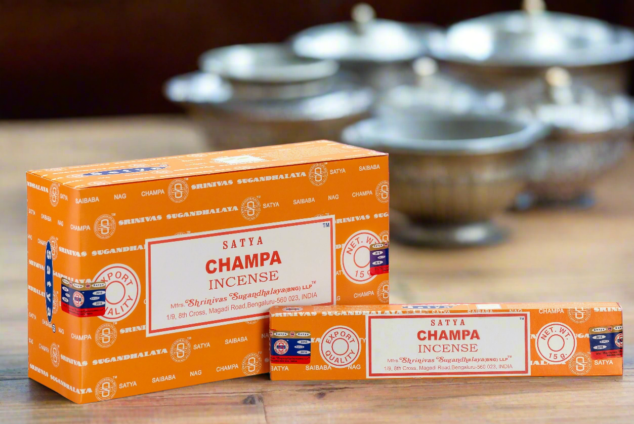 Satya Champa Incense Sticks - Box of 12 (180 gms)