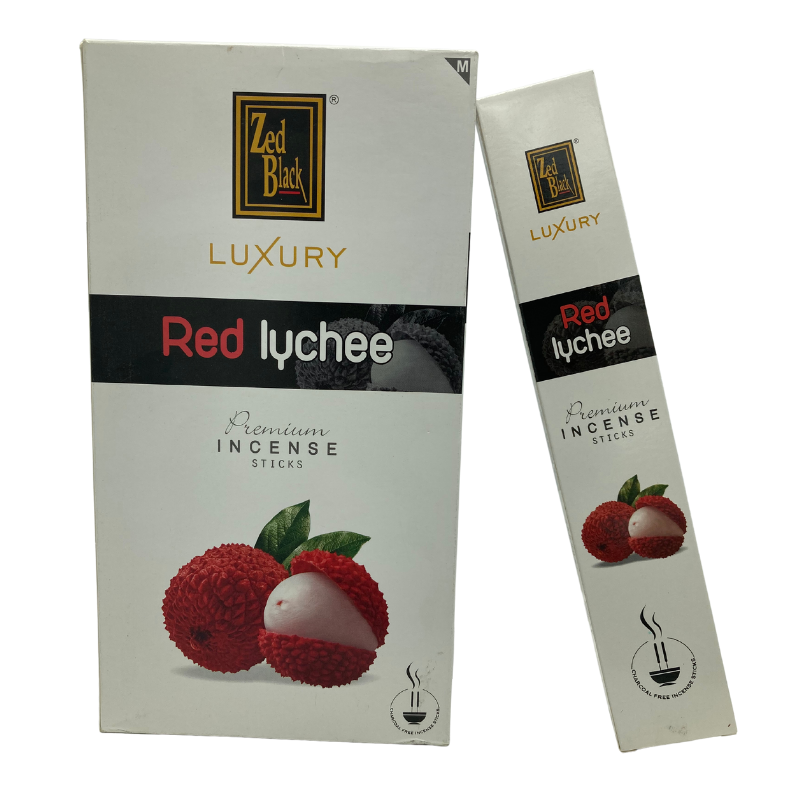 Zed Black Luxury Red Lychee Incense Sticks