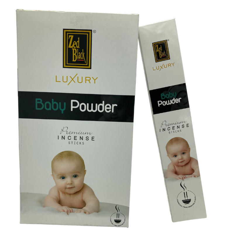 Zed Black Luxury Baby Powder Incense Sticks