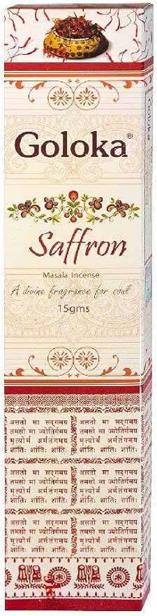 Goloka Saffron Masala Incense 15gm
