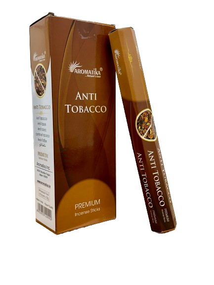 Aromatika Hexa Incense Sticks Anti Tobacco - Pack of 6 (approx. 217 gms)