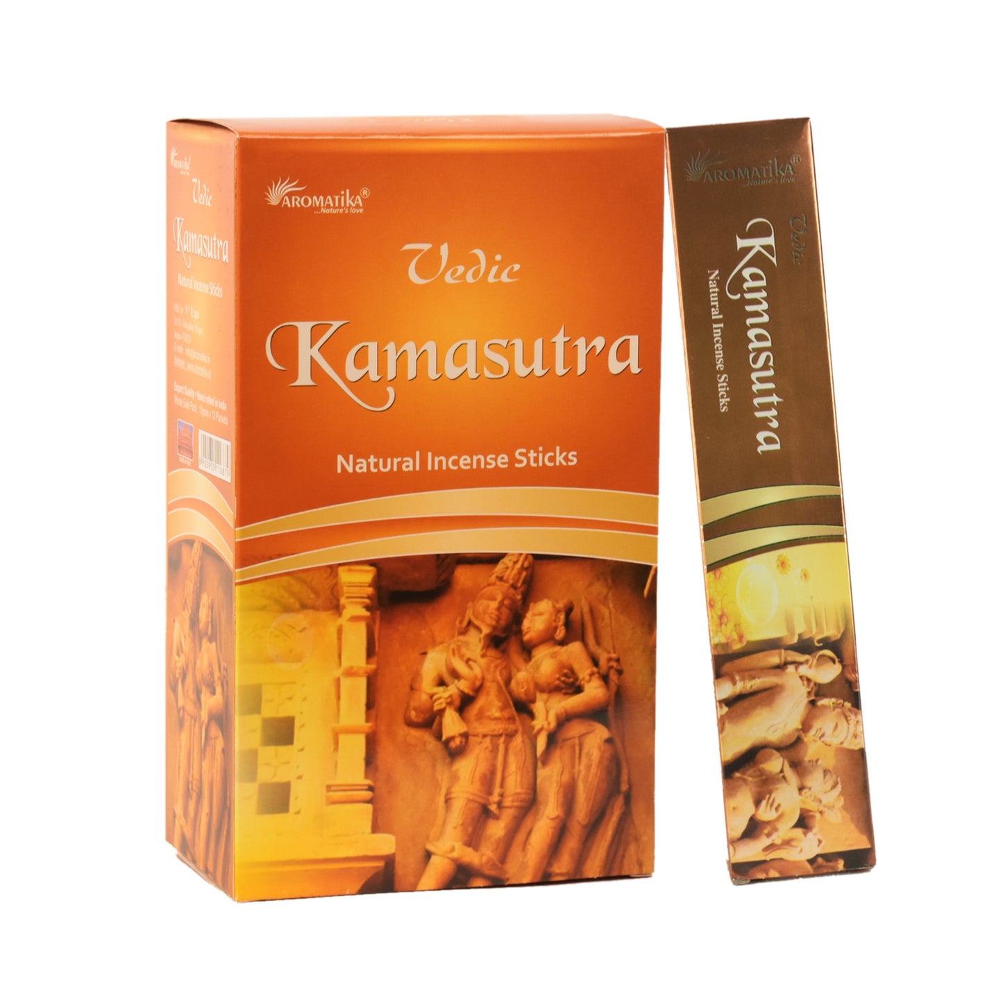Aromatika Vedic Incense Sticks Kamasutra - Pack of 12 (approx. 180 gms)