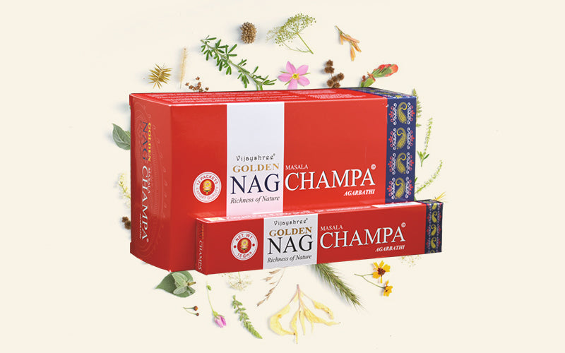 Golden NAG Champa Incense Sticks 15 Gms