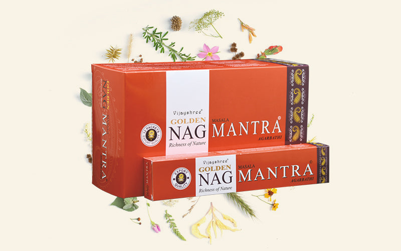 Golden NAG Mantra Incense Sticks 15 Gms