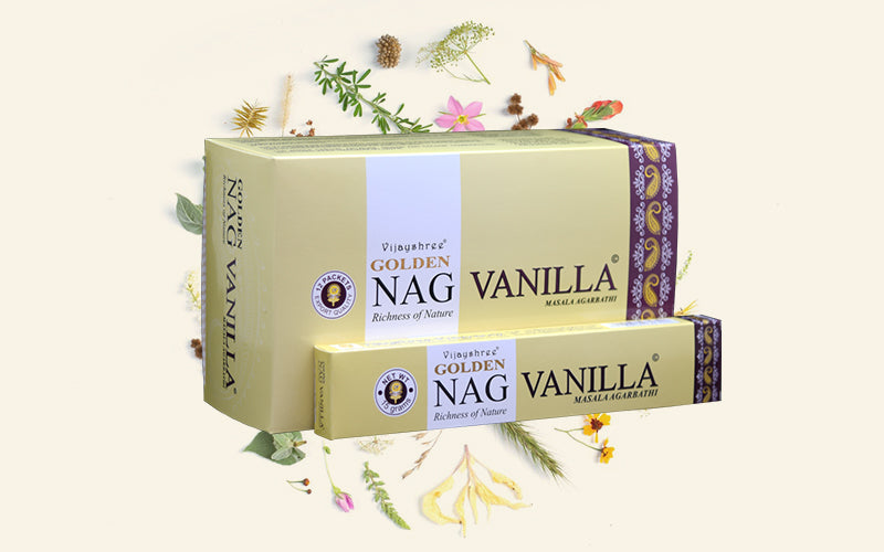 Golden NAG Vanilla Incense Sticks 15 Gms