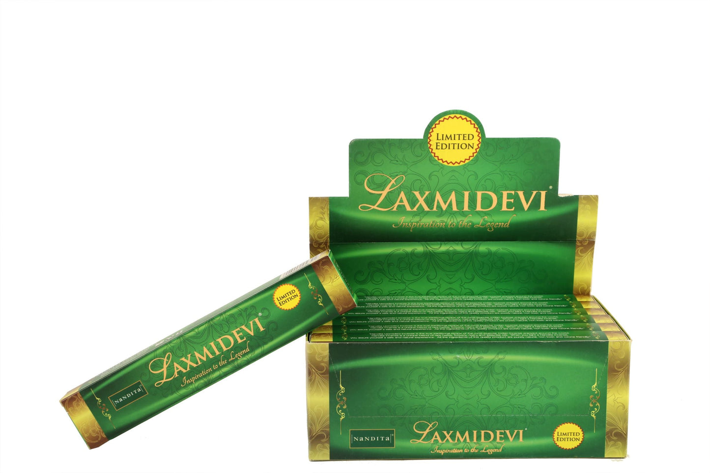 Nandita Premium Series Laxmi Devi Incense Sticks - Box of 12 (180 gms)