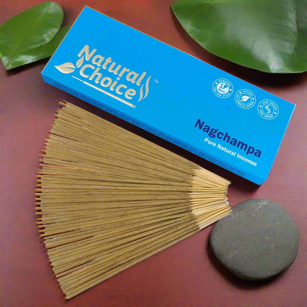 Natural Choice Nagchampa Incense Sticks 100 gms - Premium Natural Incense Sticks