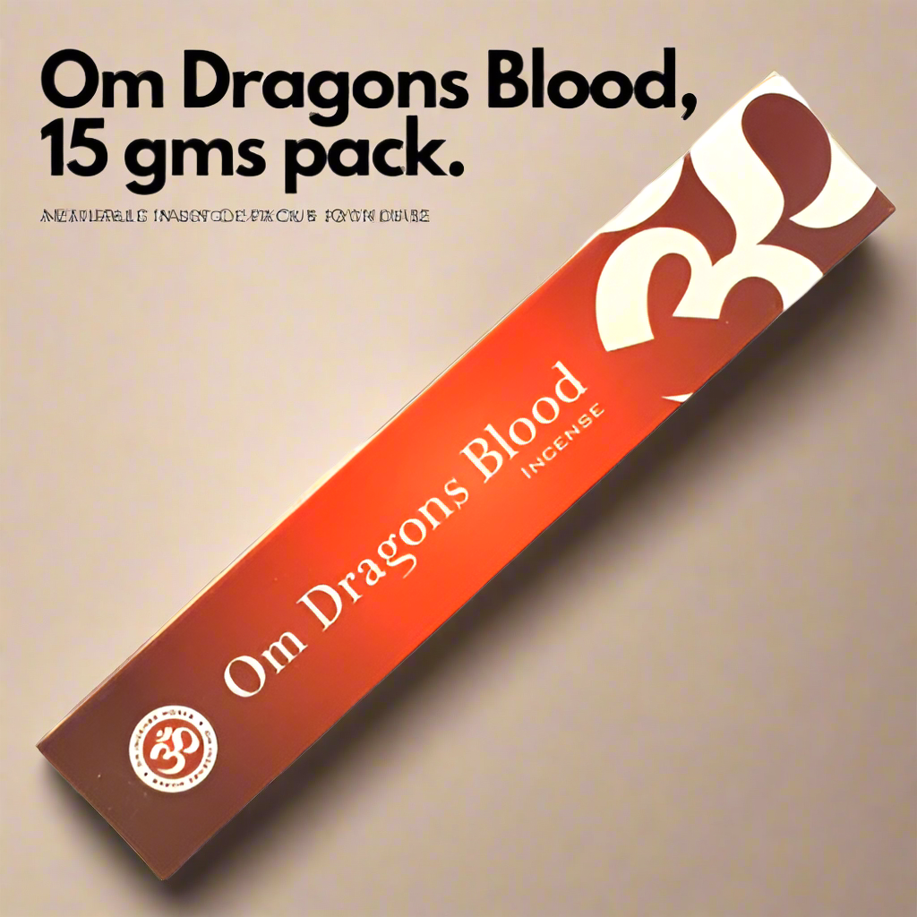 OM Dragons Blood Incense Sticks 15g (Natural Incense Sticks)