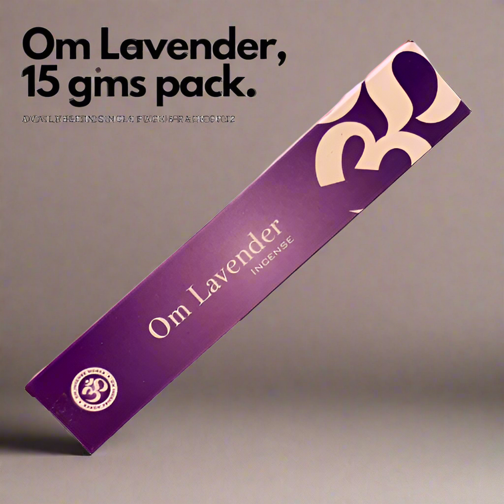 OM Lavender Incense Sticks 15g (Natural Incense Sticks)