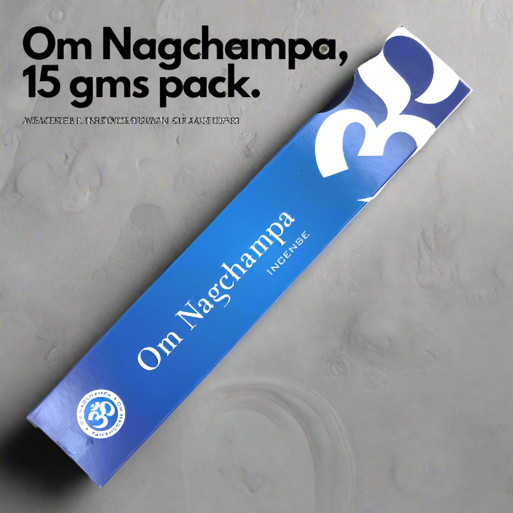 OM Nagchampa Incense Sticks 15g (Natural Incense Sticks)