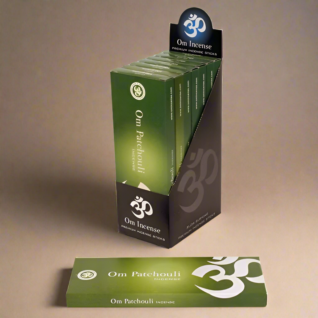 OM Patchouli Incense Sticks 100g (Natural Incense Sticks)