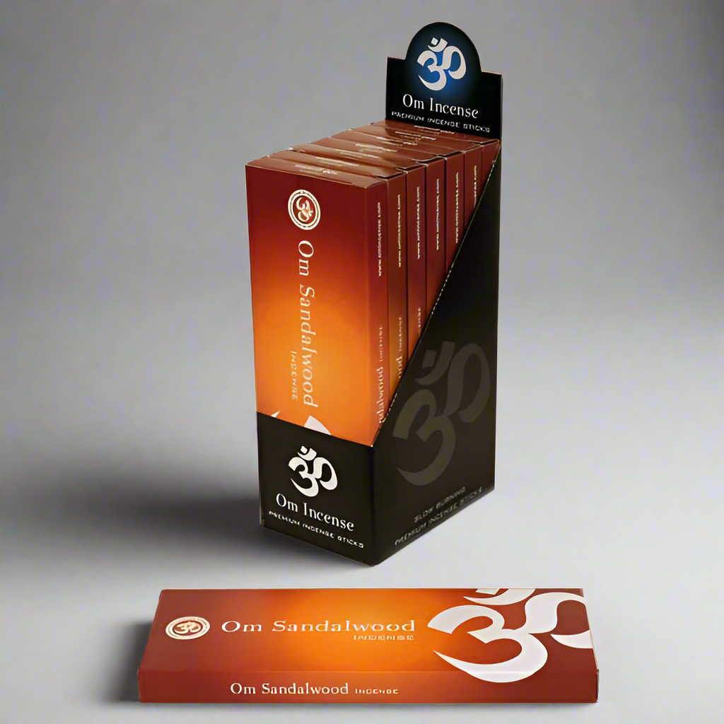 OM Sandalwood Incense Sticks 100g (Natural Incense Sticks)
