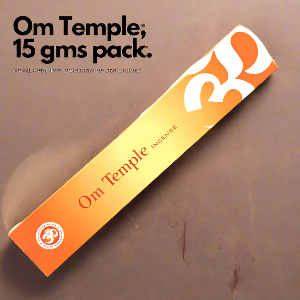 OM Temple Incense Sticks 15g (Natural Incense Sticks)