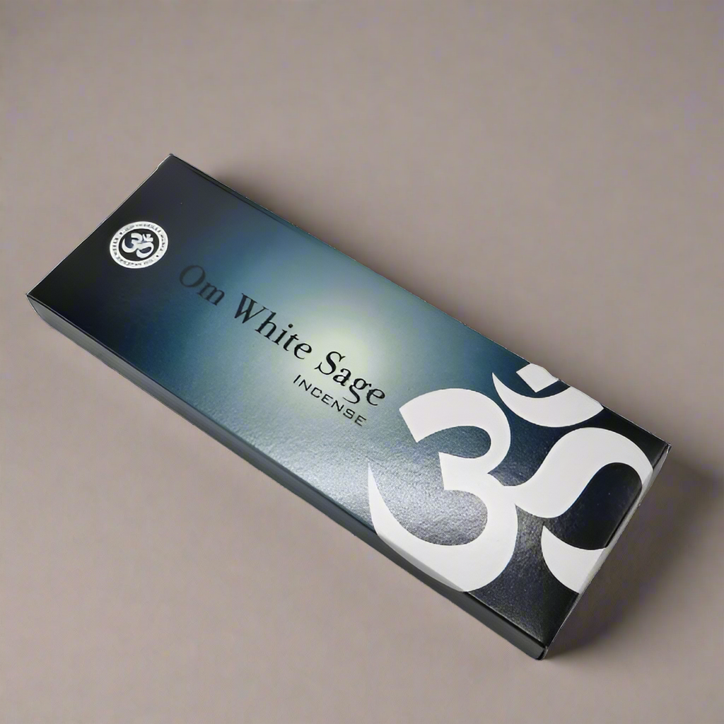 OM White Sage Incense Sticks 100g (Natural Incense Sticks)