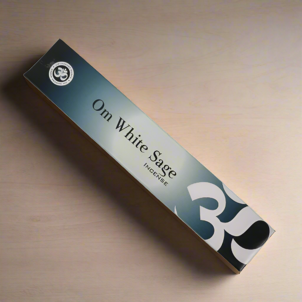 OM White Sage Incense Sticks 15g (Natural Incense Sticks)