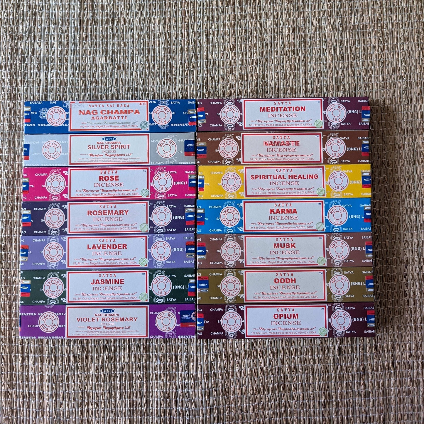 Satya Incense Essential Bundle