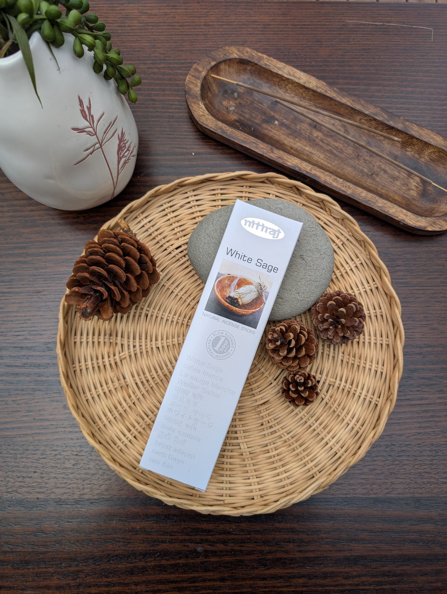 Nitiraj White Sage Incense Sticks 25g