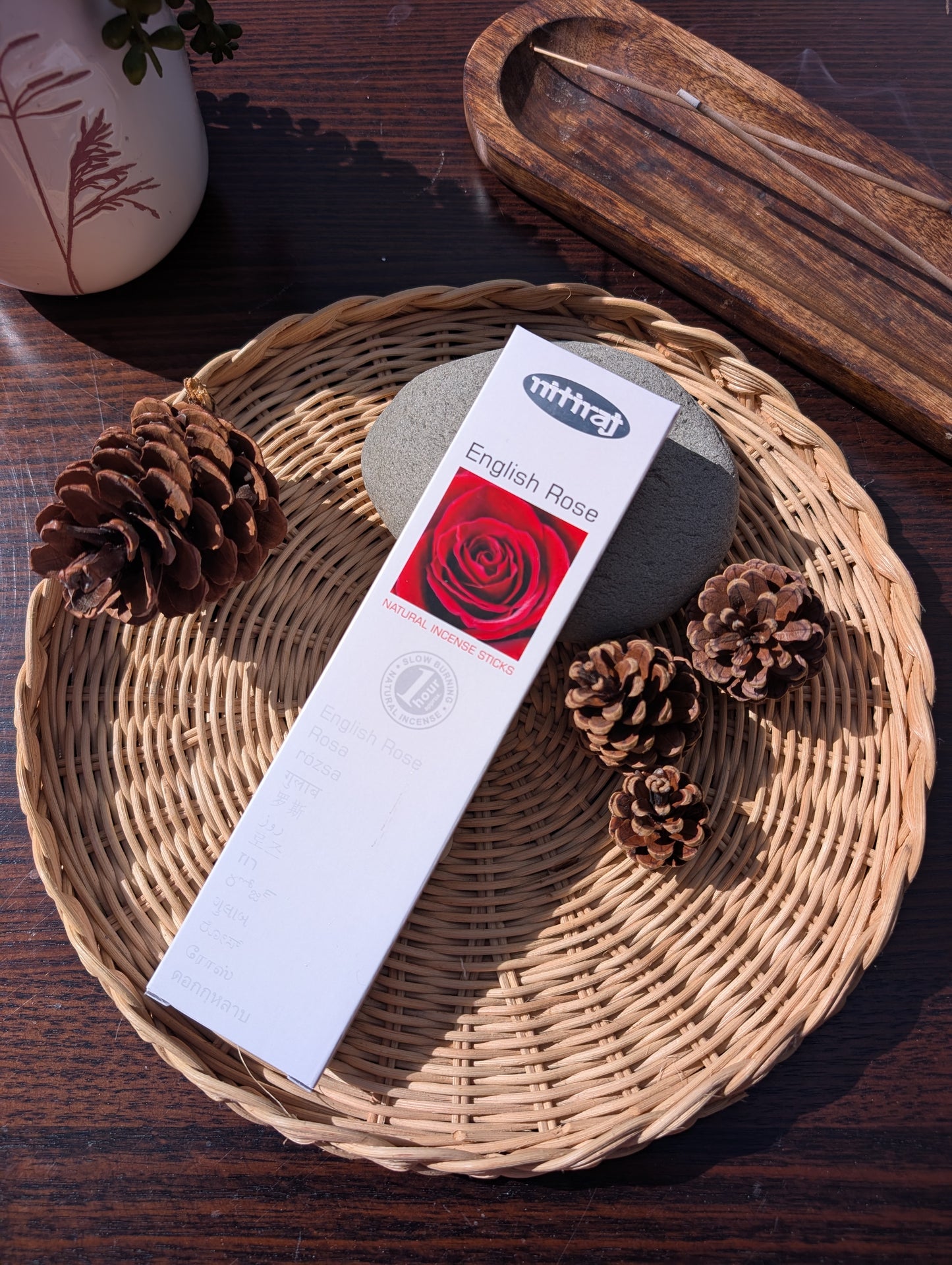Nitiraj English Rose Incense Sticks 25g