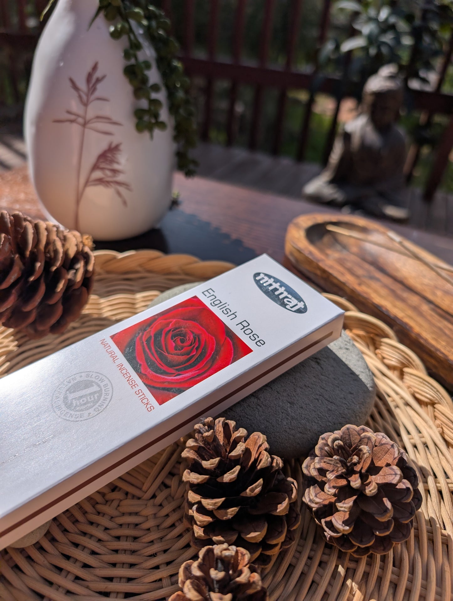 Nitiraj English Rose Incense Sticks 25g