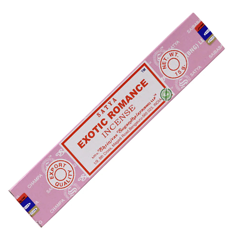 Satya Exotic Romance Incense 15 gms (Best Indian Incense Sticks)