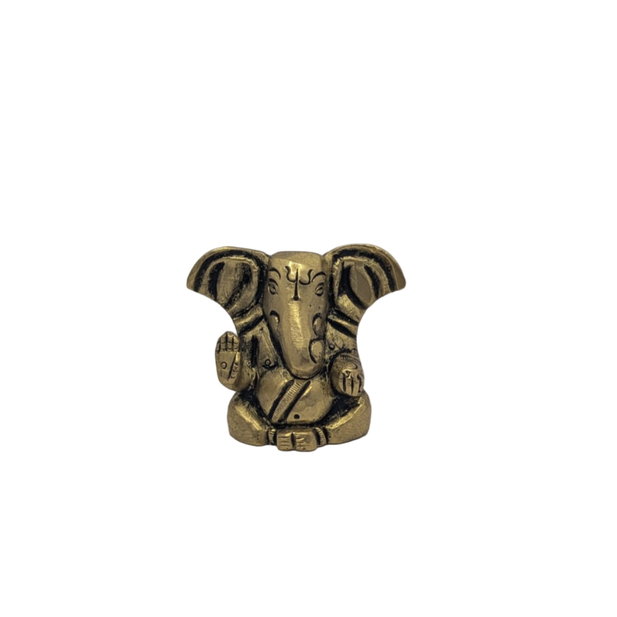 Kan Ganesh Brass Idol (Approx. 97 gms)