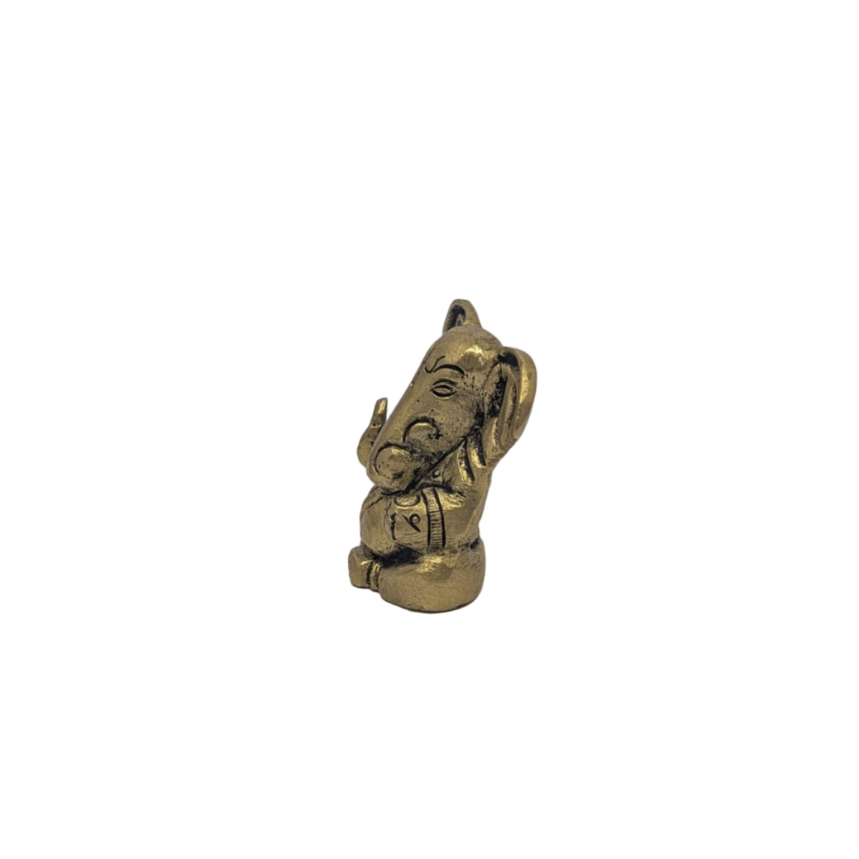 Kan Ganesh Brass Idol (Approx. 97 gms)