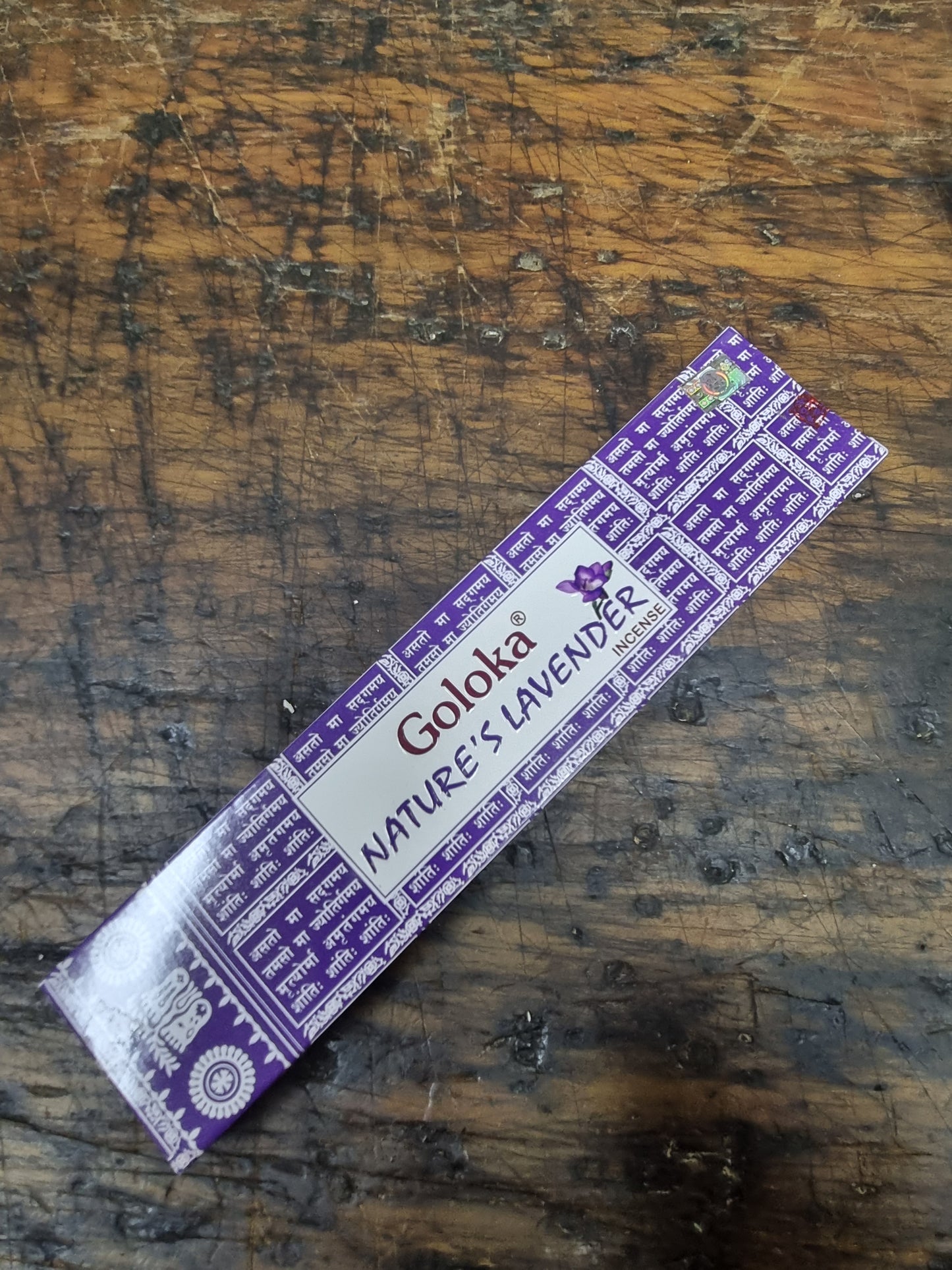 Goloka Nature's Lavender 15gm World of Incense New Age Products Incense Sticks