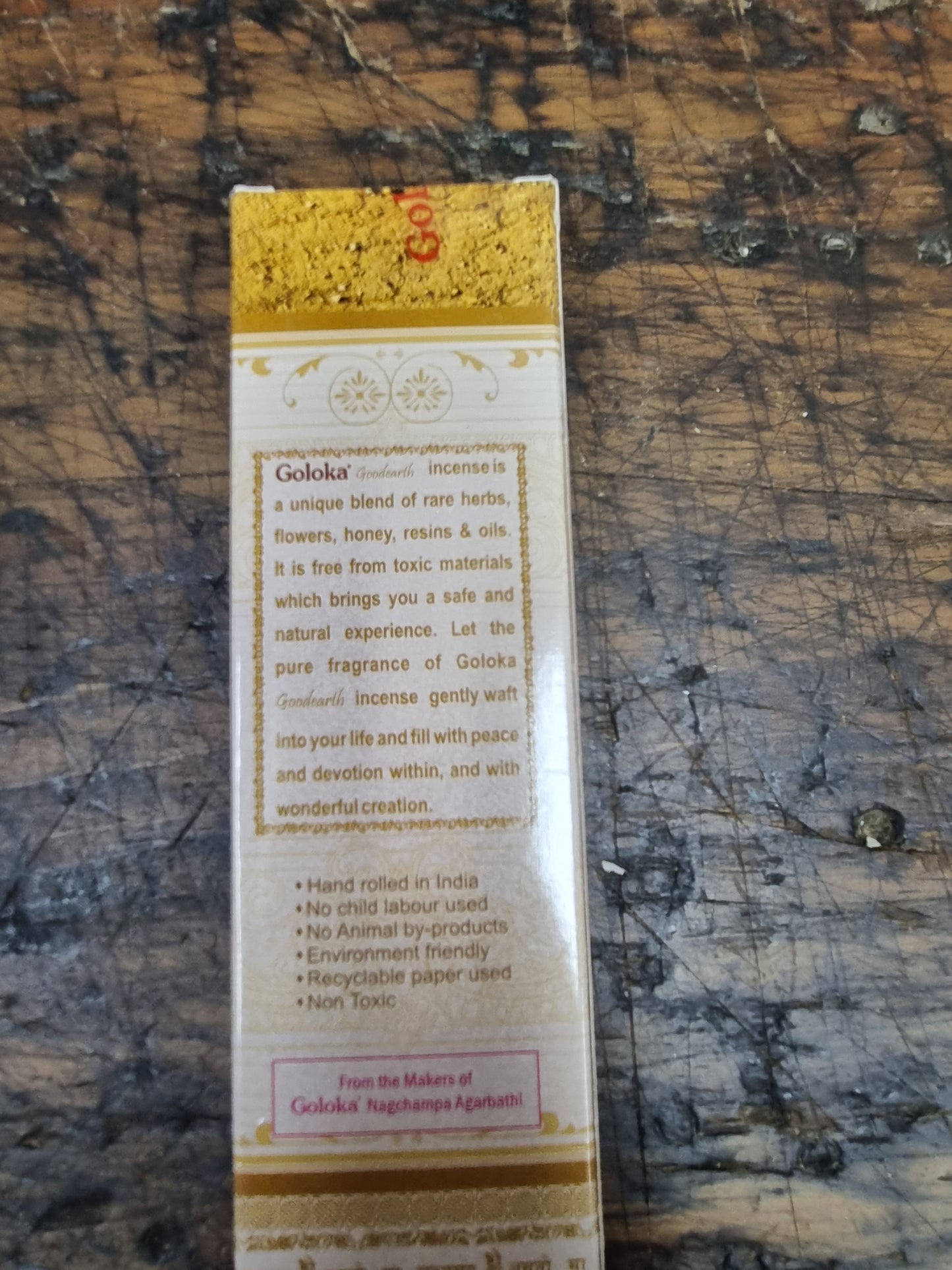 Goloka Goodearth 15gm World of Incense New Age Products Incense Sticks
