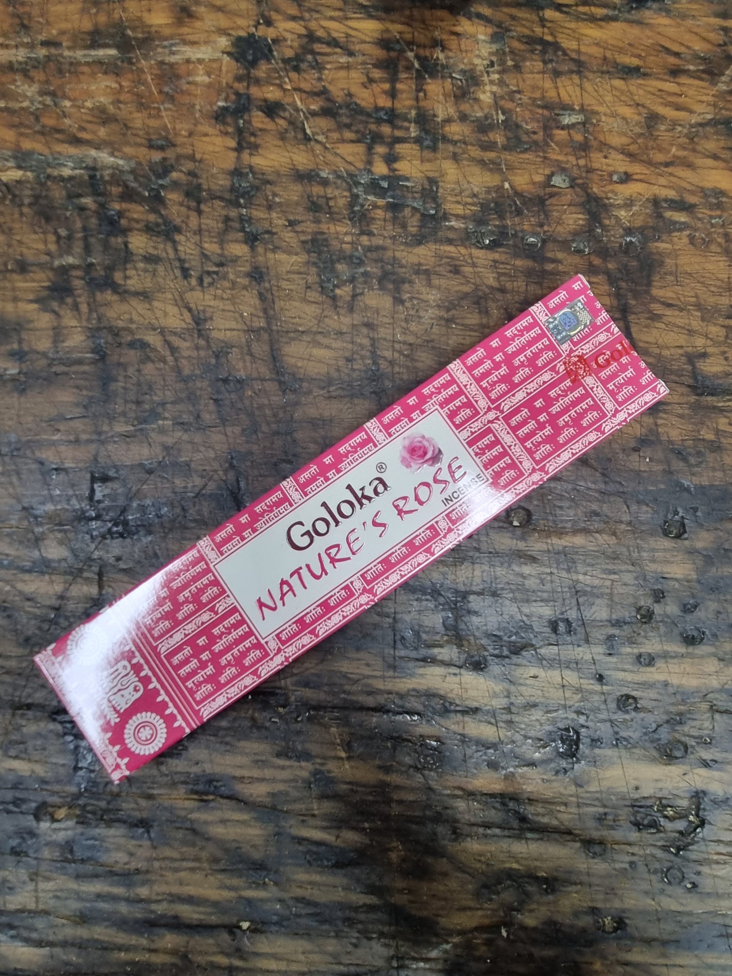 Goloka Nature's Rose 15gm World of Incense New Age Products Incense Sticks