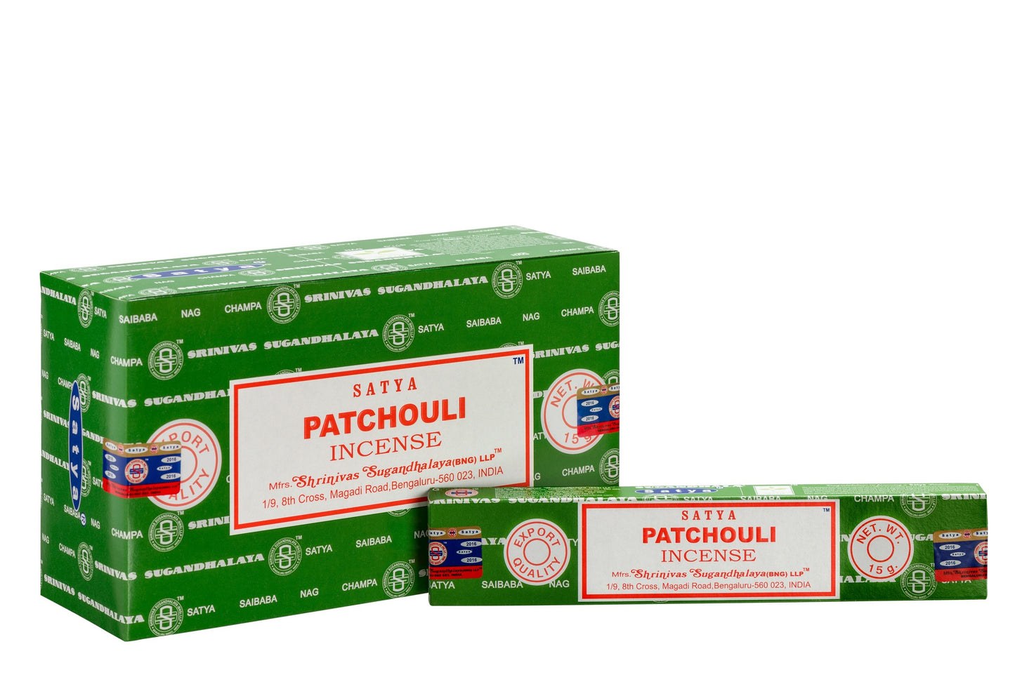 SATYA PATCHOULI INCENSE 15 g World of Incense Australia New Age Products Incense Sticks