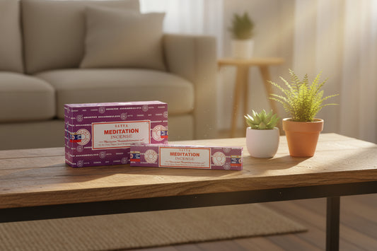 SATYA MEDITATION INCENSE 15 g World of Incense Australia New Age Products Incense Sticks