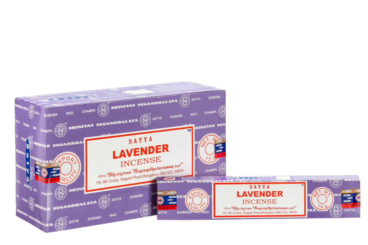 SATYA LAVENDER INCENSE 15 g World of Incense Australia New Age Products Incense Sticks