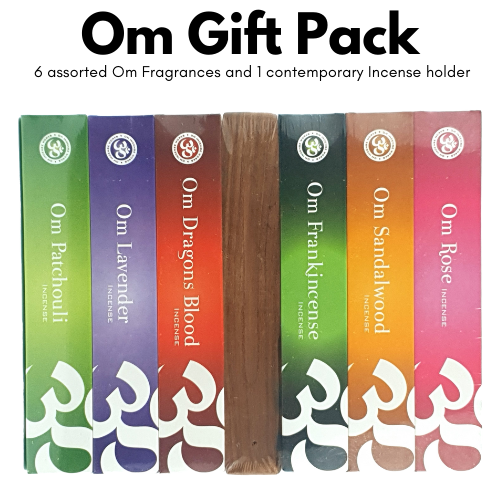 OM Gift pack Mixed fragrance- 15 g x 6 pack World of Incense Australia New Age Products Incense Sticks