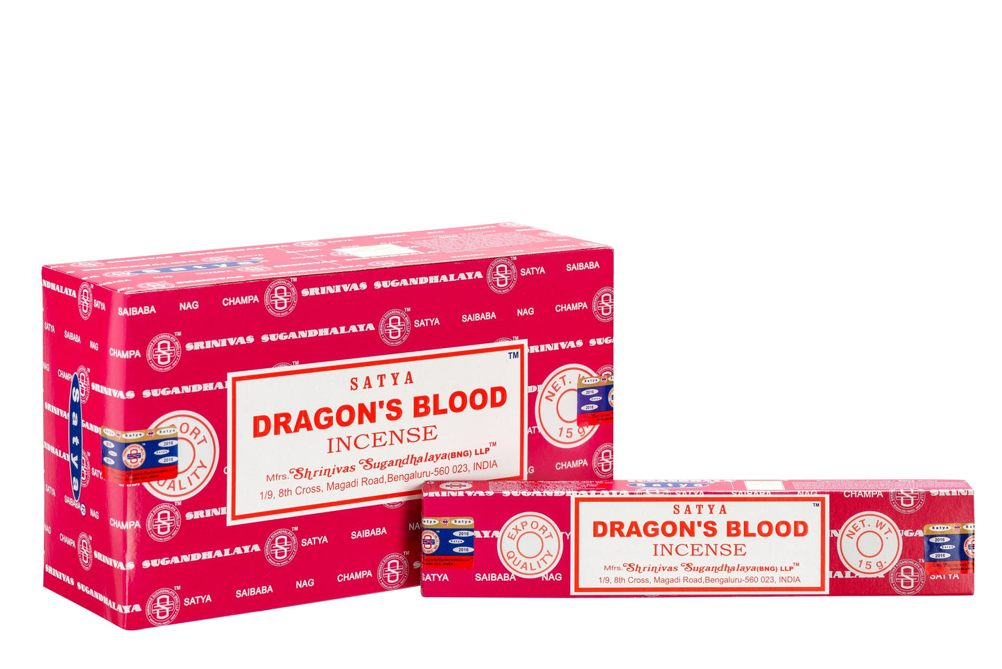 SATYA DRAGONS BLOOD INCENSE 15 g - World of Incense AU