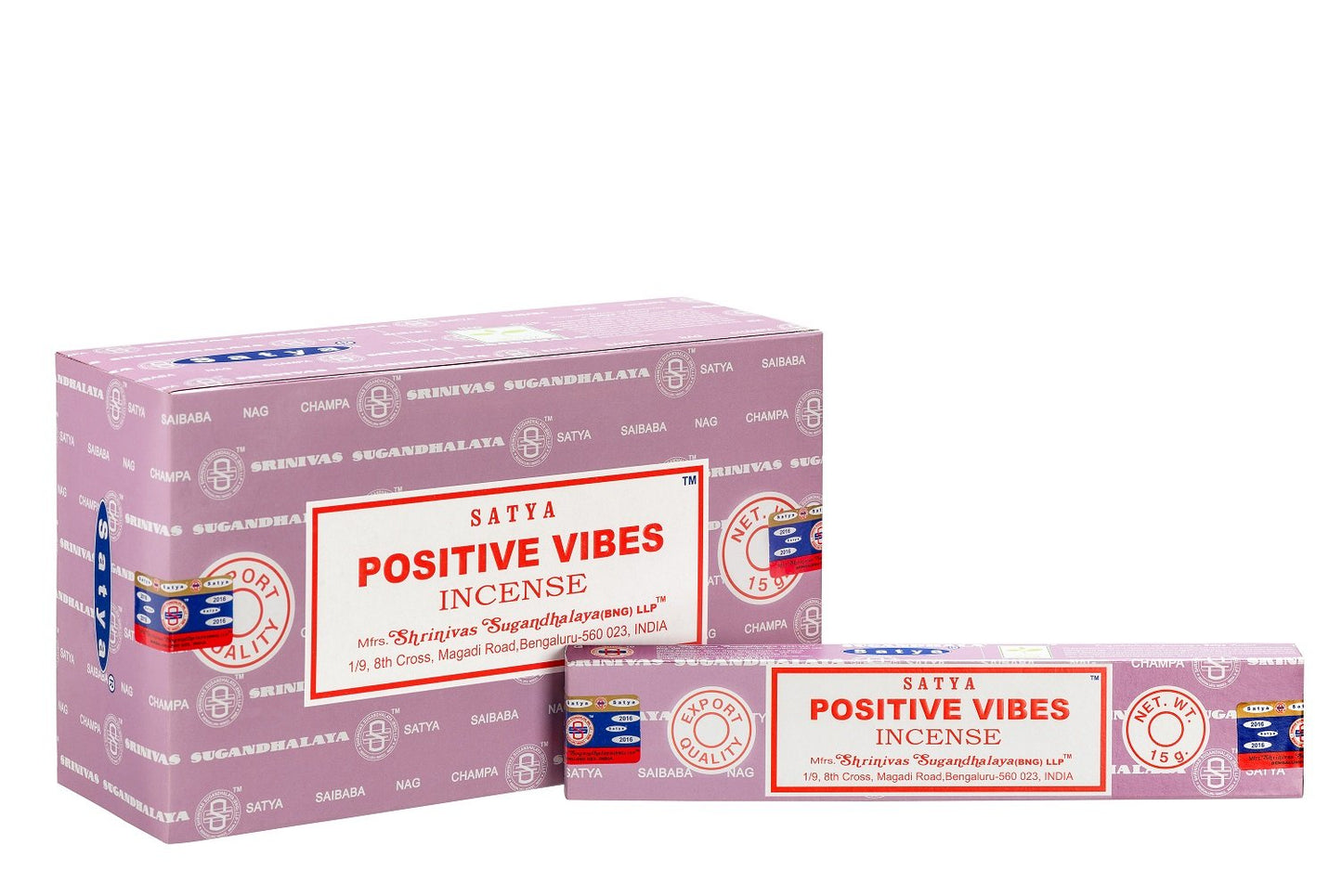 SATYA POSITIVE VIBES INCENSE 15 g - World of Incense AU