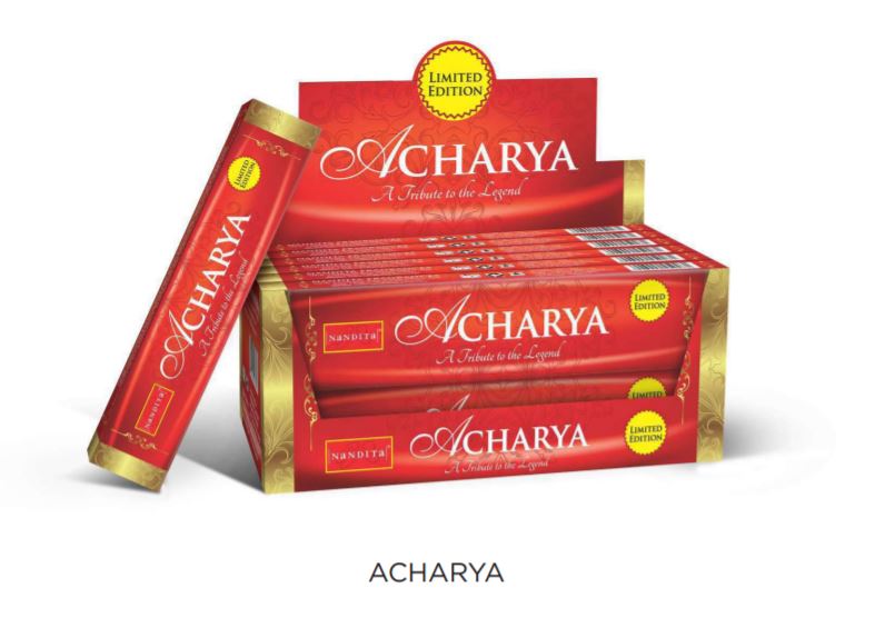 Nandita Premium Series Acharya Incense Sticks 15 Gms