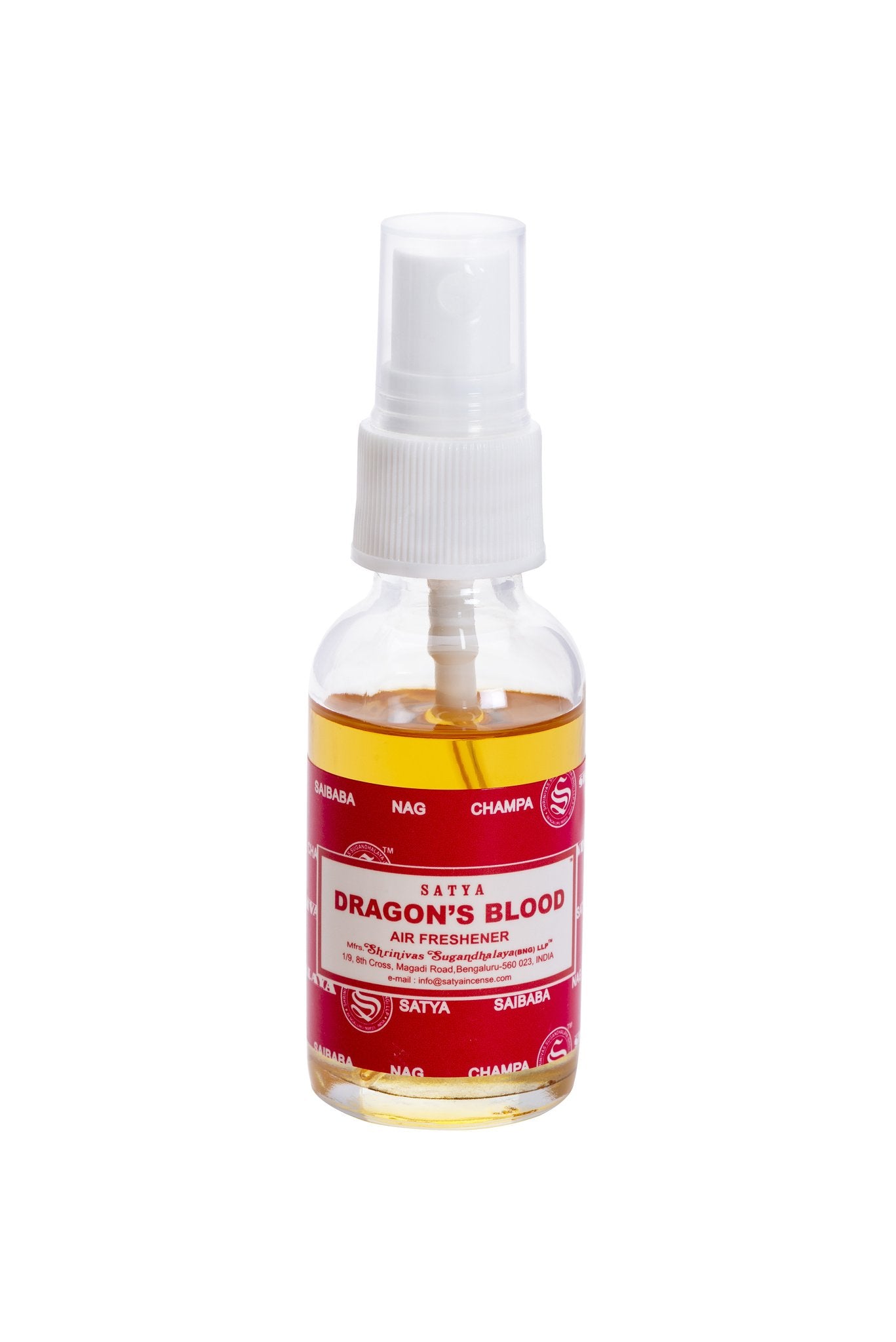 Satya Dragon’s Blood Air Freshener 30ml World of Incense Australia New Age Products Incense Sticks