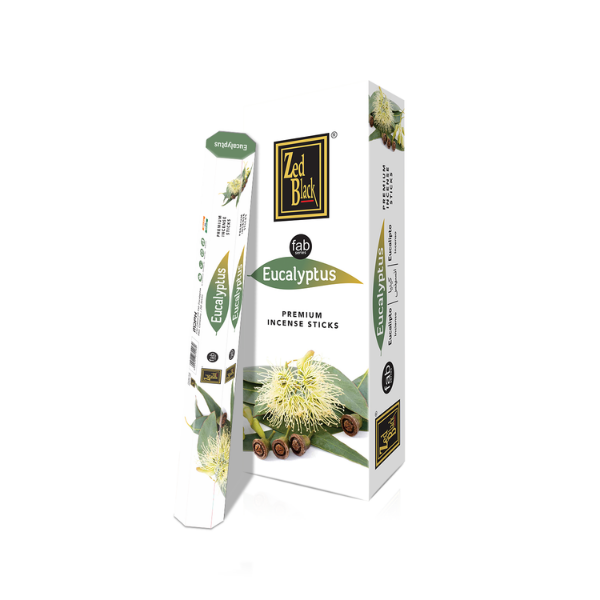 Zed Black HEXA Fab Eucalyptus World of Incense Australia New Age Products Incense Sticks