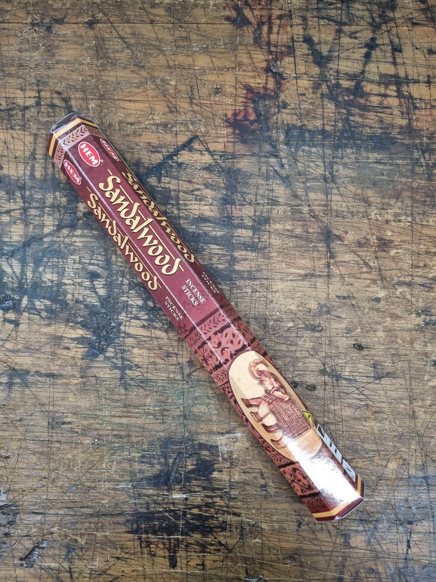 Hem Hexagonal Sandalwood -20 Sticks World of Incense New Age Products Incense Sticks
