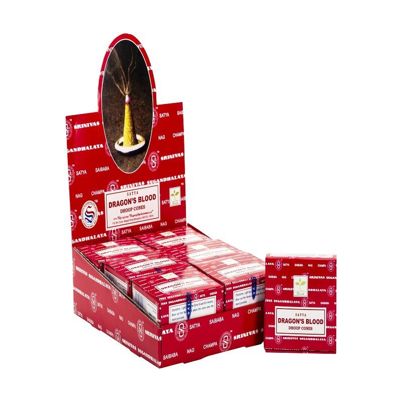 Satya Dragons Blood Dhoop Cone World of Incense Australia New Age Products Incense Sticks