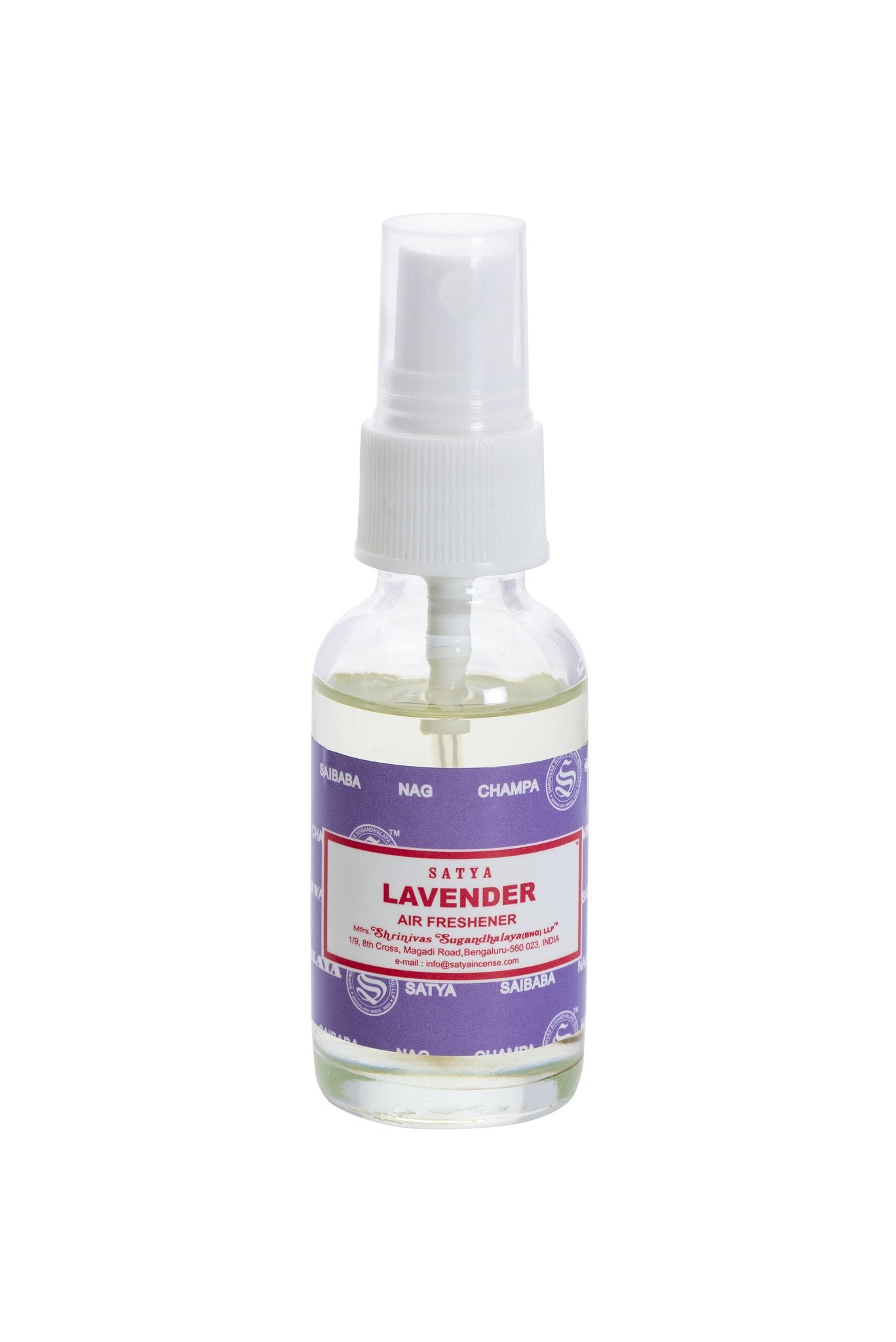 Satya Lavender Air Freshener 30ml World of Incense Australia New Age Products Incense Sticks
