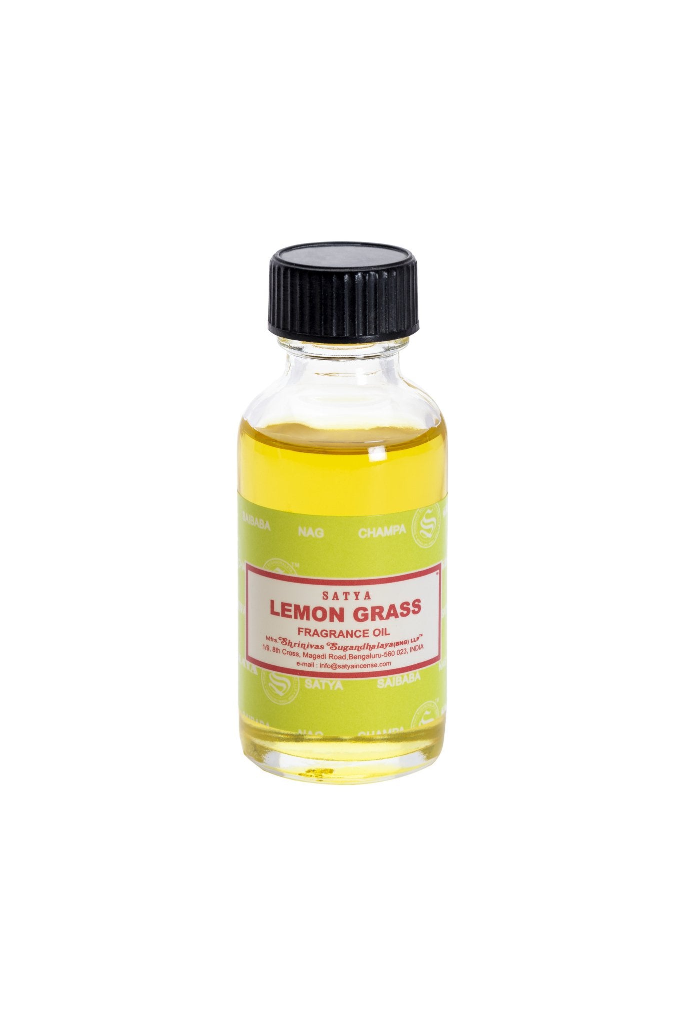 Satya Lemon Grass Fragrance Oil 30ml World of Incense Australia New Age Products Incense Sticks