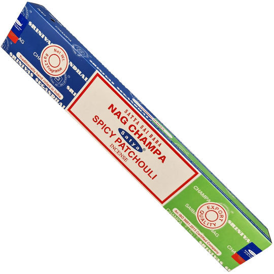Satya Nagchampa + Spicy Patchouli 16 Gms SATYA New Age Products Incense Sticks