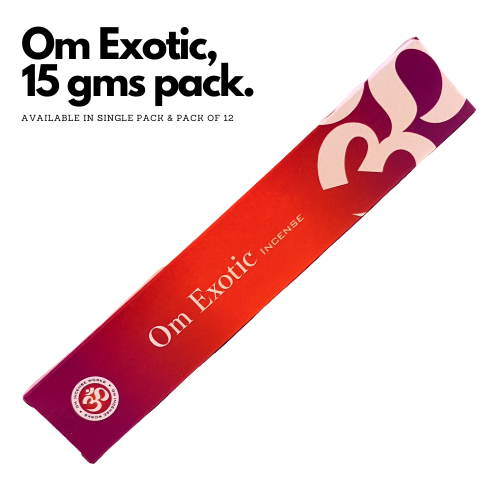 OM Exotic Incense Sticks 15g (Natural Incense Sticks)