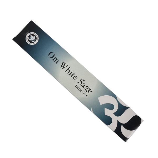 OM White Sage Incense Sticks 15g (Natural Incense Sticks)