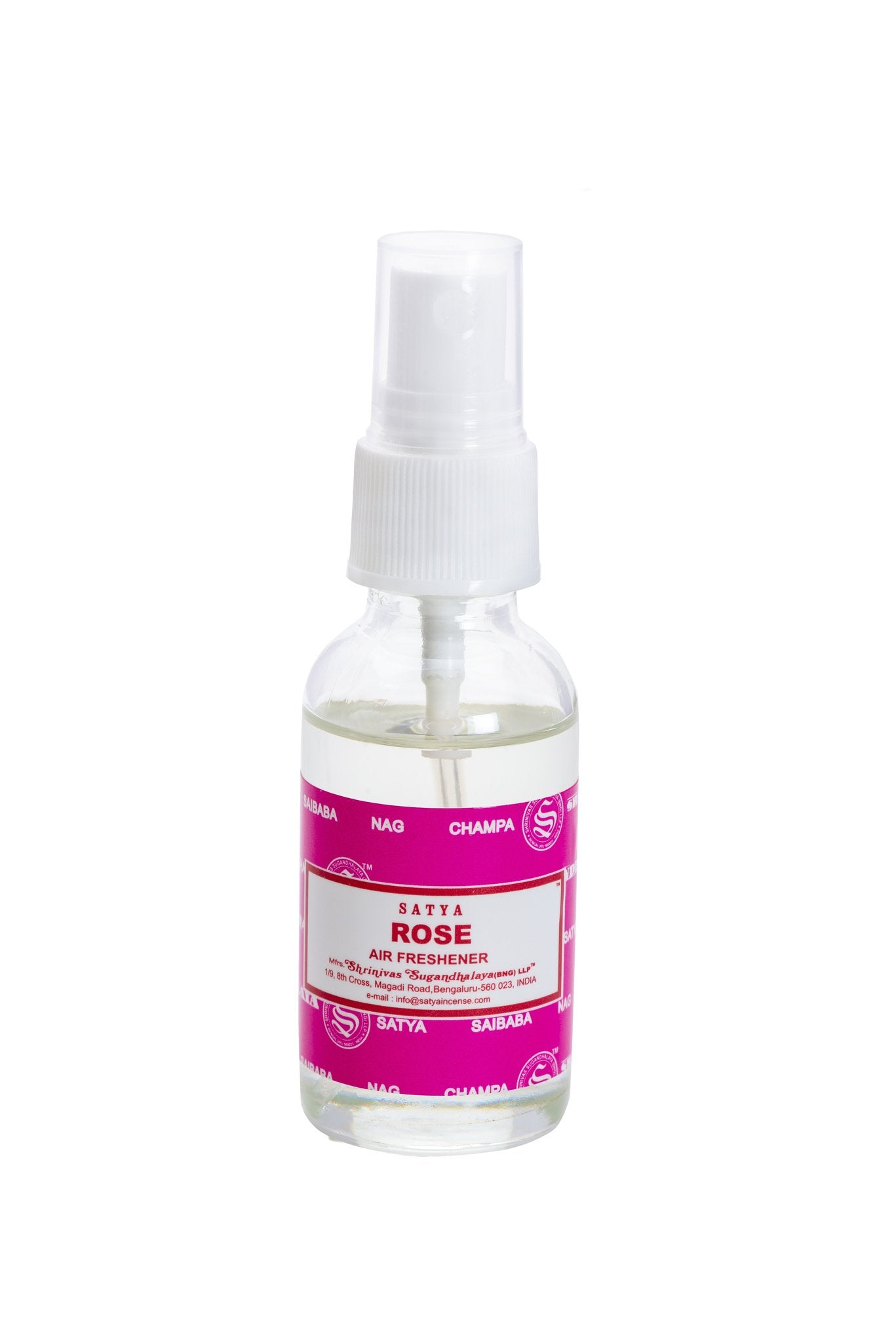 Satya Rose Air Freshener 30ml World of Incense Australia New Age Products Incense Sticks