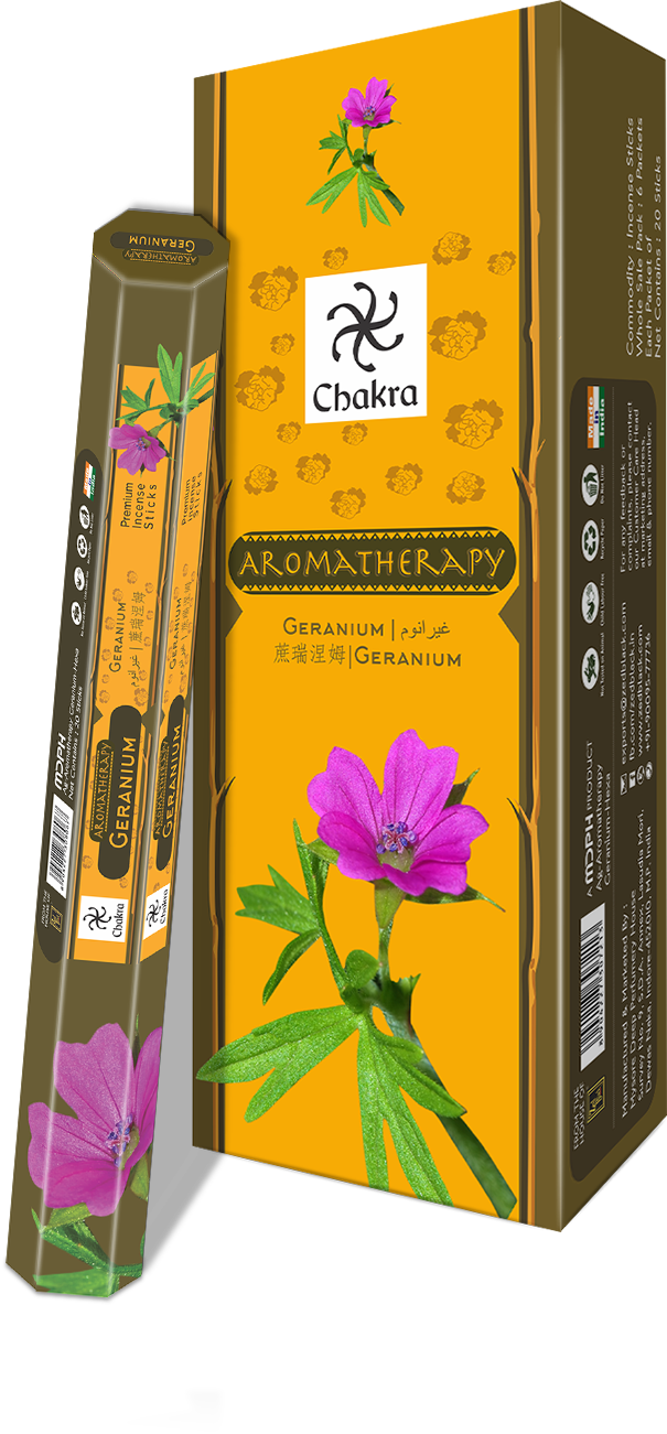 Zed Black Chakra Aromatheraphy- Geranium World of Incense Australia New Age Products Incense Sticks