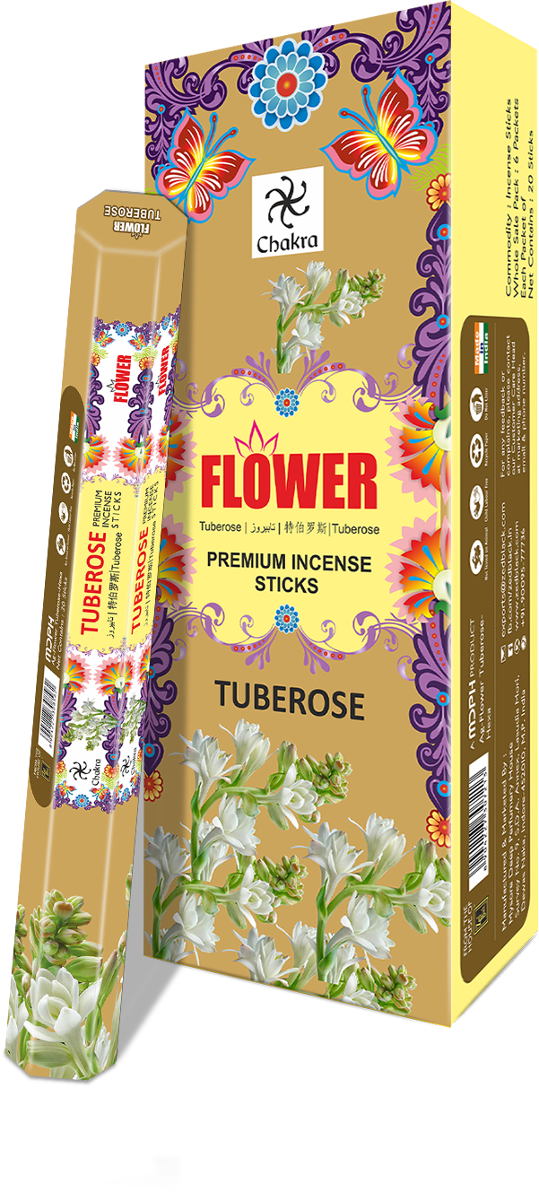 Zed Black Chakra Flower-Tuberose World of Incense Australia New Age Products Incense Sticks
