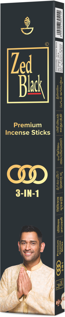 ZED BLACK 3-IN-1 MEDIUM- Pack of 12 - World of Incense AU